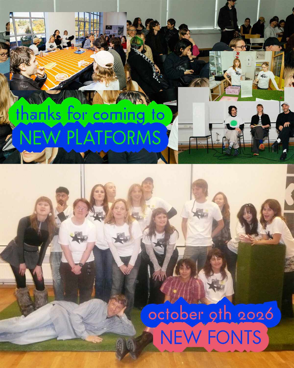 New fonts – a one day festival at Beckmans