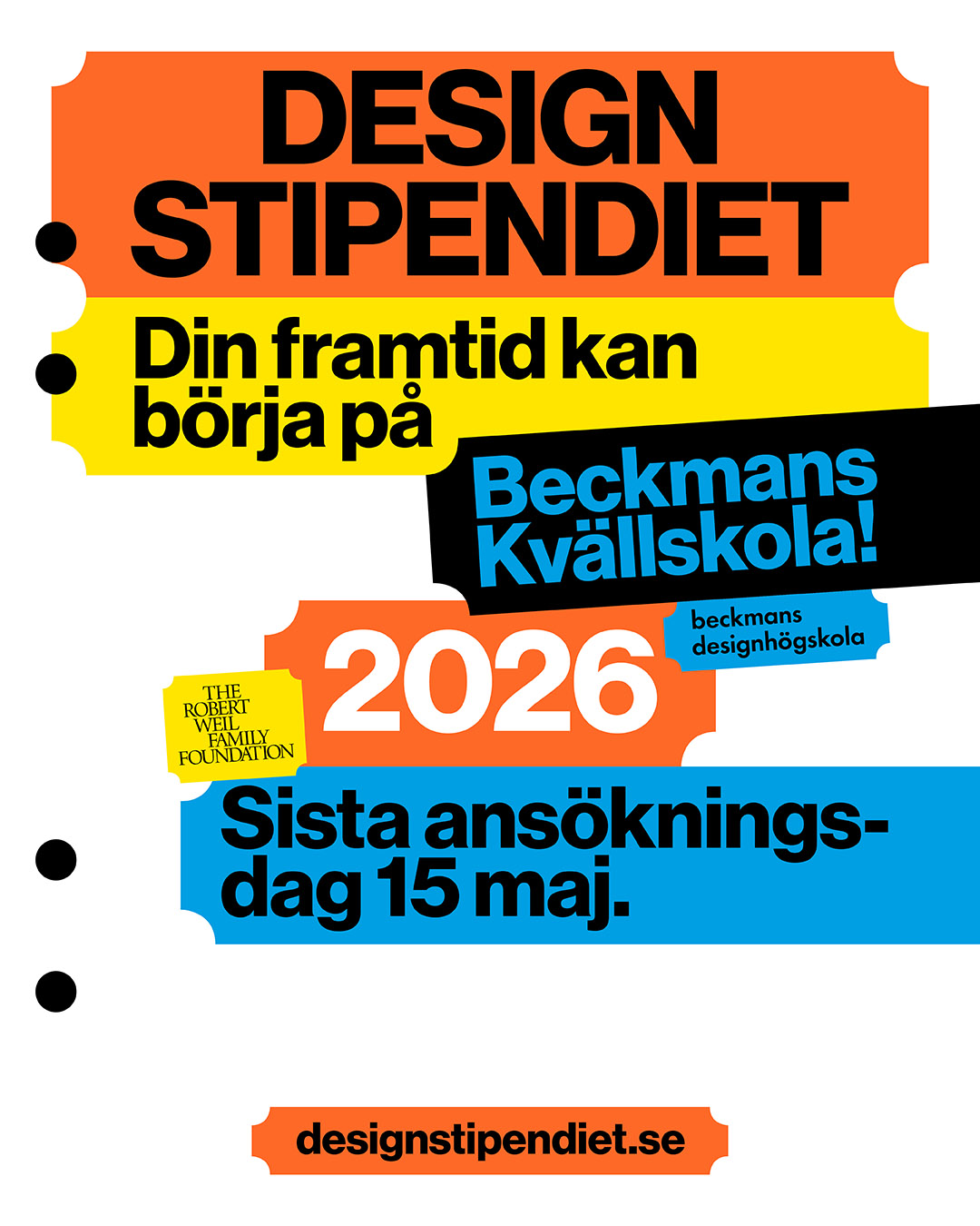 Sök Designstipendiet 2026!